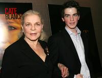 Lauren Bacall and Andrew Simpon at the premiere of "Notes On A Scandal."