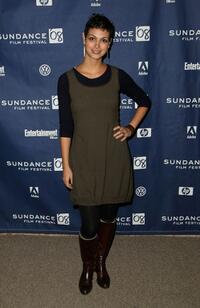 Morena Baccarin at the premiere of "Death in Love" during the 2008 Sundance Film Festival.