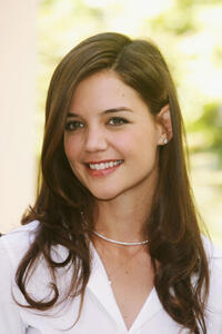 Katie Holmes at a photocall for "Batman Begins" in Paris, France.