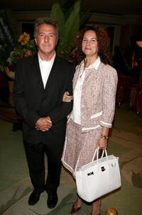 Dustin Hoffman and wife Lisa Gottsegen at the HFPA annual installation luncheon.