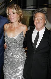 Dustin Hoffman and Emma Thompson The Times BFI 50th London Film Festival gala screening of "Stranger Than Fiction".