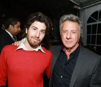 Jake Hoffman and Dustin Hoffman at the screening of "Last Chance Harvey."