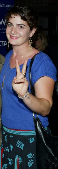 Gaby Hoffmann at the after party of "24 Hour Plays on Broadway."