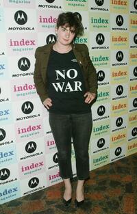 Gaby Hoffmann at the Motorola/Index Magazine benefit.