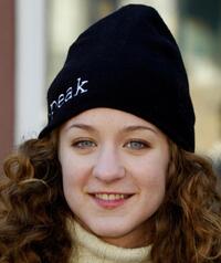 Hallee Hirsh at the Main Street during the Sundance Film Festival.