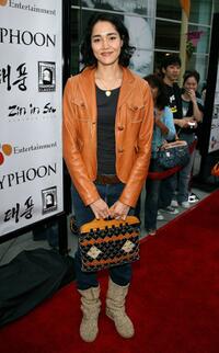 Sandrine Holt at the premiere of "Typhoon."