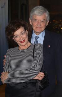 Hal Holbrook and his wife Dixie Carter at the 54th Annual Writers Guild of America Awards.