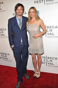Christopher Backus and Mira Sorvino at the California premiere of "Angel's Crest" during the 2011 Tribeca Film Festival.