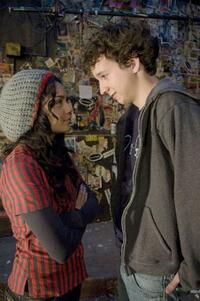 Vanessa Hudgens and Gaelan Connell in "Bandslam."
