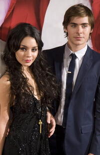 Vanessa Hudgens and Zac Efron at the screening of "High School Musical 3."