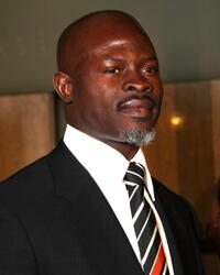 Actor Djimon Hounsou at the Hollywood premiere of "Never Back Down."