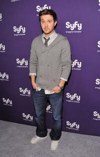 Sam Huntington at the Syfy 2011 Upfront in New York.