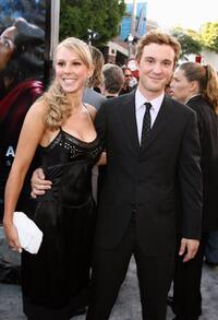Rachel Kline and Sam Huntington at the premiere of "Superman Returns."