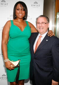 Jennifer Hudson and Guest at the grand opening of the Kwiat flagship boutique.