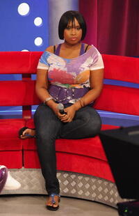 Jennifer Hudson at the BET's 106 and Park.