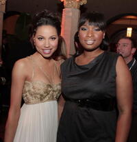 Jurnee Smollett and Jennifer Hudson at the after party of the premiere of "The Great Debaters."