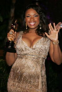 Jennifer Hudson at the 2007 Vanity Fair Oscar Party.