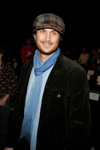 Oliver Hudson at the Mercedes-Benz Fashion Week.