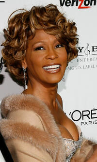 Whitney Houston at the 2007 Clive Davis Pre-GRAMMY party in California.