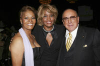 Singer Dionne Warwick, Whitney Houston and producer Clive Davis at the 15th Annual Ella Awards in California.