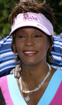Whitney Houston at the California premiere of "The Princess Diaries 2: Royal Engagement."