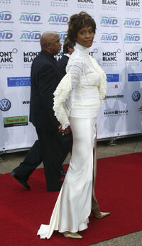 Whitney Houston at the Women's World Award in Germany.