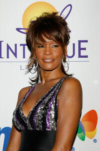 Whitney Houston at the 2008 Clive Davis Pre-GRAMMY party in California.
