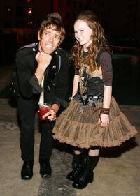Joe Hursley and Madeline Carroll at the premiere of "Resident Evil: Extinction."