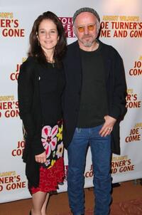 Debra Winger and Arliss Howard at the opening night party of "August Wilson's Joe Turner's Come and Gone."