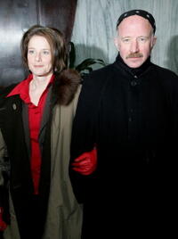 Arliss Howard and Debra Winger at the premiere of "In My Country".