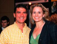 Dennis Gagomiros and Cady Huffman at the screening of "Ithuteng."