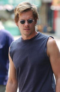 Kevin Bacon on the Set of "In The Cut." 