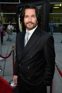 Frank John Hughes at the California premiere of "Dark Tourist."