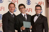 Scott Grimes, Rick Gomez and Frank John Hughes at the AFI Awards 2001.