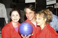 Geraldine Hughes, Tony Danza and Carol Kane at the 18th Annual Second Stage All-Star Bowling Classic.
