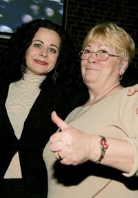 Geraldine Hughes and her mother Sheila Hughes at the after party of the opening night of "Belfast Blues."