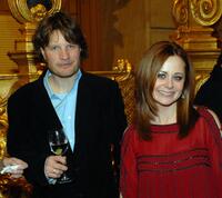 Ian Harrington and Geraldine Hughes at the after party of the Philadelphia premiere of "Rocky Balboa."