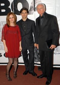 Geraldine Hughes, Milo Ventimiglia and Guest at the Philadelphia premiere of "Rocky Balboa."