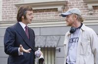 Michael Sheen and Director/Producer Ron Howard on the set of "Frost/Nixon."