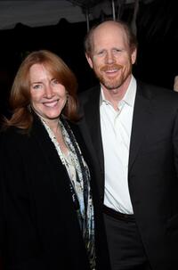 Ron Howard and his wife Cheryl Howard at the New York premiere of "I Am Legend" at The WaMu Theater at Madison Square Garden.