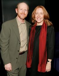 Ron Howard and wife Cheryl Howard at the "Miss Potter" film premiere after party at The Grand.