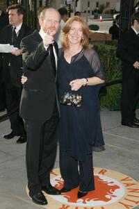 Ron Howard and wife Cheryl Howard at the 2007 Vanity Fair Oscar Party at Mortons.