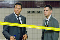 Terrence Howard and Nicky Katt in "The Brave One."