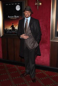 Actor Terrence Howard at the N.Y. premiere of "August Rush."