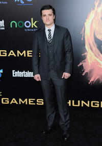 Josh Hutcherson at the California premiere of "The Hunger Games."