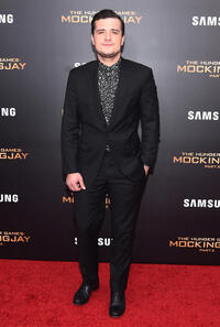 Josh Hutcherson at the New York premiere of "The Hunger Games: Mockingjay - Part 2."