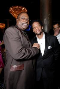 Reverend Wendell Anthony and D.L. Hughley at the 39th NAACP Image Awards.