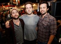 Charlie Day, Glenn Howerton and Rob McElhenney at the Comic Con 2008.