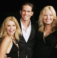 Joanna Garcia, Steve Howey and Melissa Peterman at the premiere of "Supercross: The Movie."