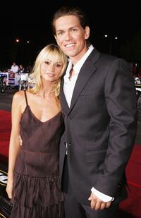 Cameron Richardson and Steve Howey at the premiere of "Supercross: The Movie."